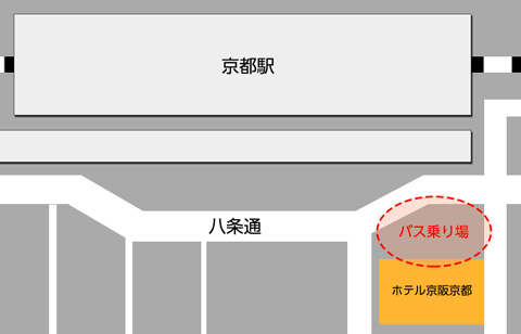 バス乗り場のご案内