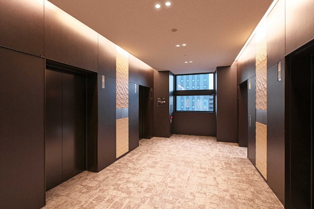 図３　基準階エレベーターホール