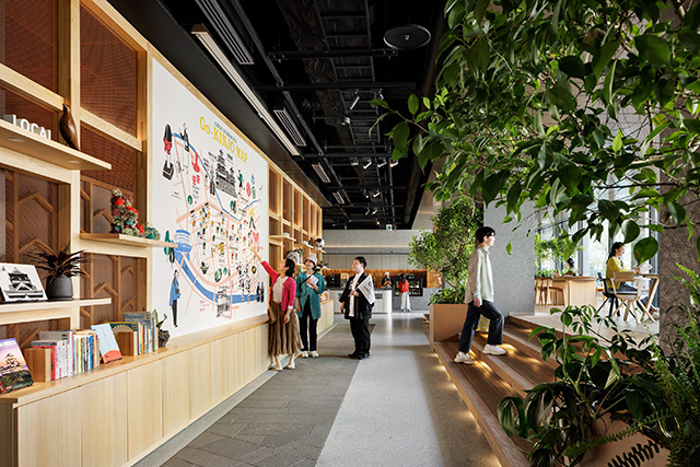 図４　3階ロビー