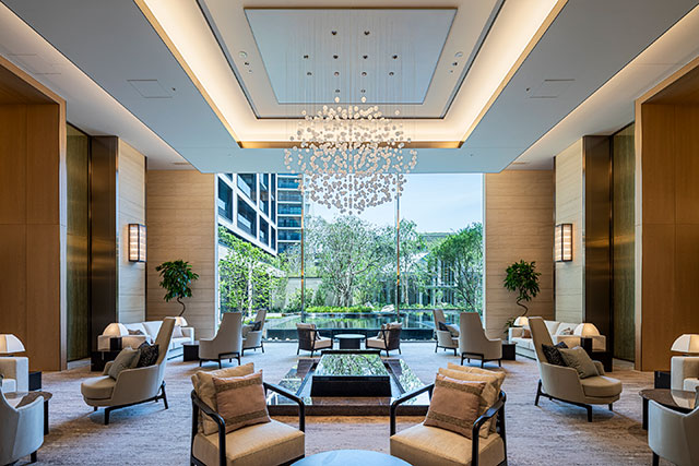 図３　エントランスラウンジ