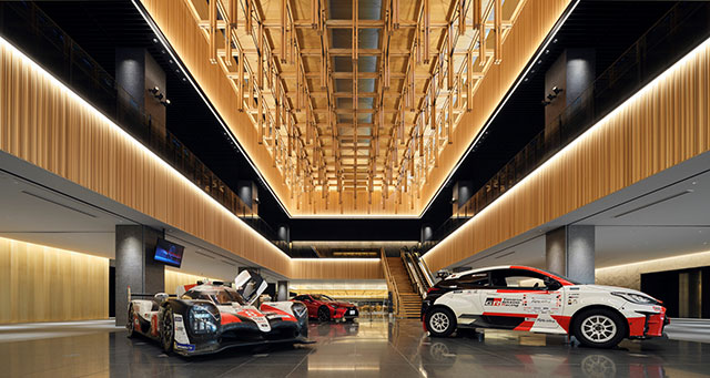 図３　車両展示空間