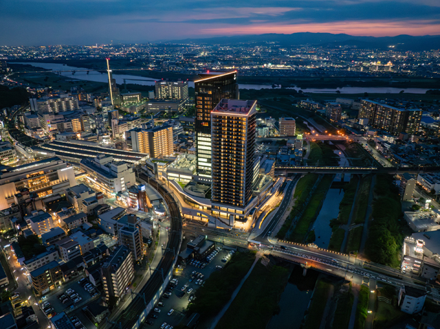 図１　北東面全景鳥瞰