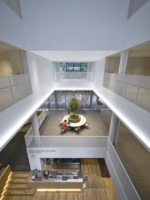 図２　3・4階吹き抜け空間